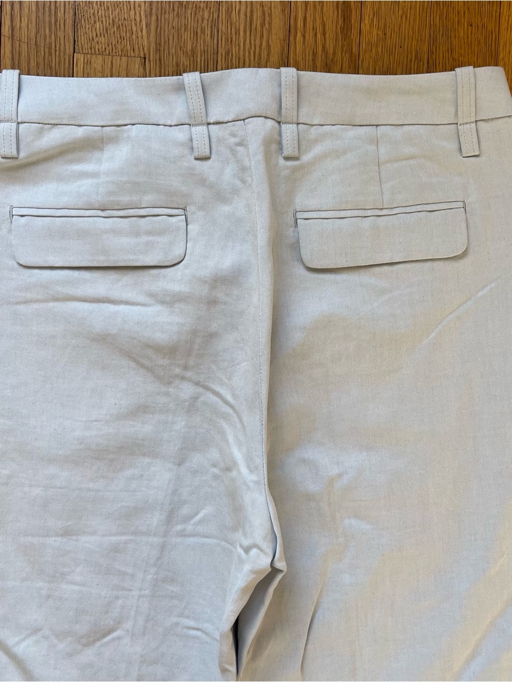 Banana Republic Linen Wide Leg Trouser Light Blue Size 12 NWOT - Picture 8 of 8